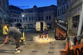 Nocne sichty v historickom centre Ruzomberka