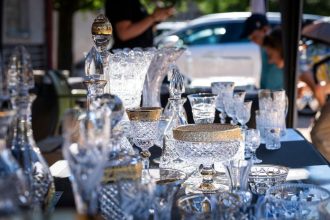 Fukanie skla vyroba koralikov a modna prehliadka