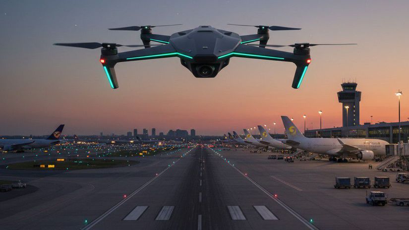 Dansko v pohotovosti Nezname drony nad letiskami