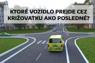 Dve auta idu naraz jedno caka Ktore pojde posledne