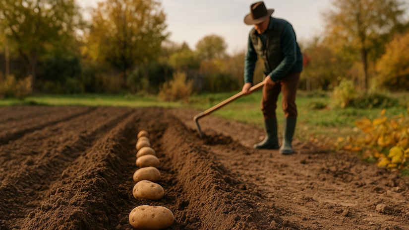 Iri sadia zemiaky uz v septembri jesenna vysadba vyuziva vlhku podu