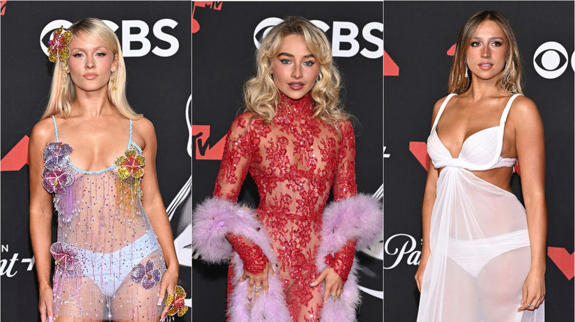 Sabrina Carpenter v priesvitnej cipke Zara Larsson takmer naha no suboj odhalenych tiel na MTV VMA vyhral muz Fakt ukazal TOTO