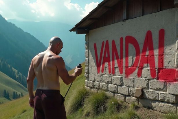 Ego na stene kultura v troskach Celebrity vandalmi na cestach