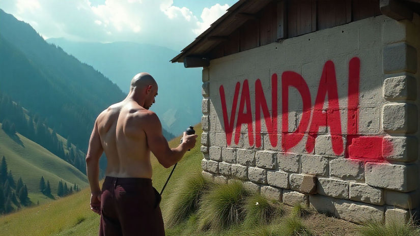 Ego na stene kultura v troskach Celebrity vandalmi na cestach