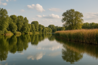 Levice rybniky ako oaza uprostred mesta