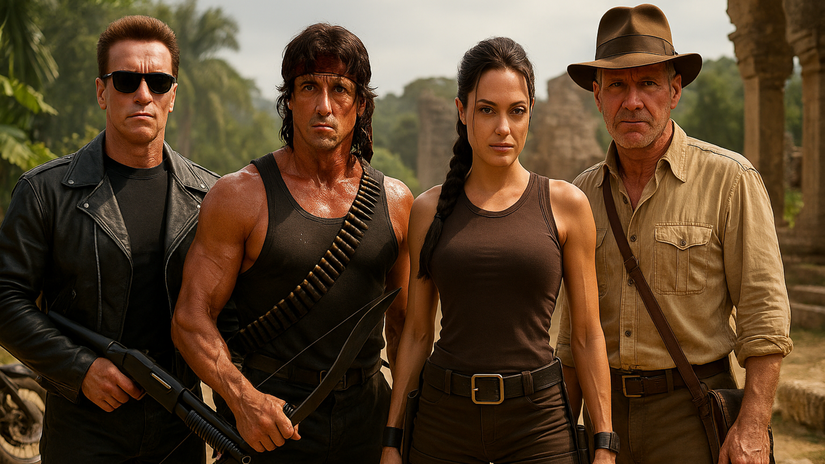 Prekvapive zabery filmovych legend ako zahradkari