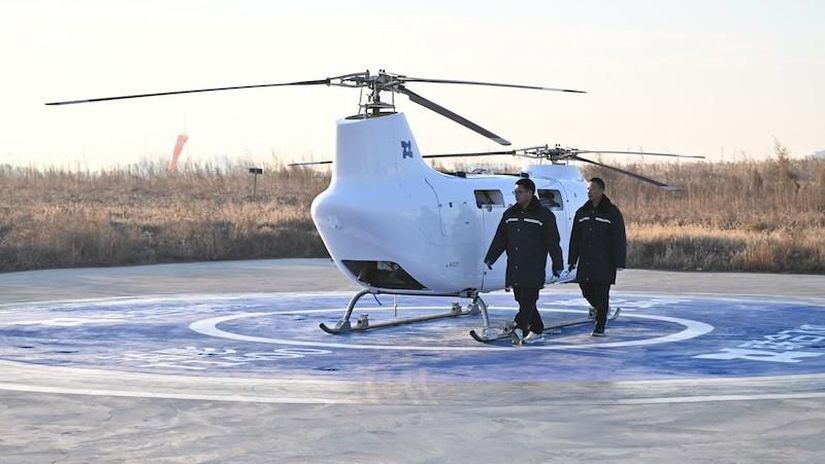 Cinsky vrtulnikovy dron Boying T1400 uspesne debutoval