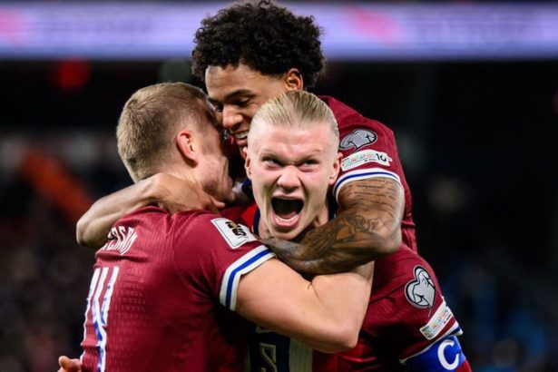 Dva goly Haalanda a krok k postupu na sampionat