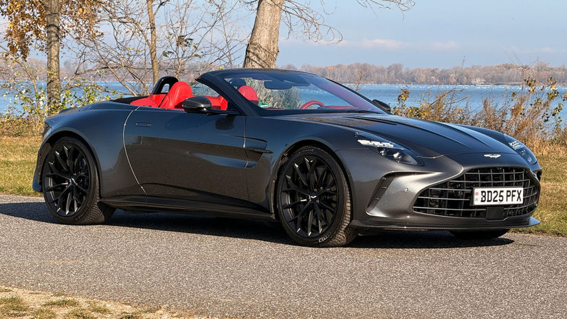 Aston Martin Vantage Roadster Zvuk ako podpis trakcia ako argument