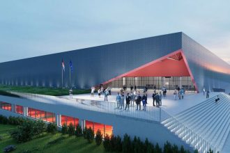 Bude najmodernejsia a najkrajsia chvalia sa Cesi Idu stavat halu za vyse 600 milionov korun Ani Real Madrid neuzivi stadion iba futbalom