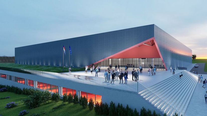 Bude najmodernejsia a najkrajsia chvalia sa Cesi Idu stavat halu za vyse 600 milionov korun Ani Real Madrid neuzivi stadion iba futbalom