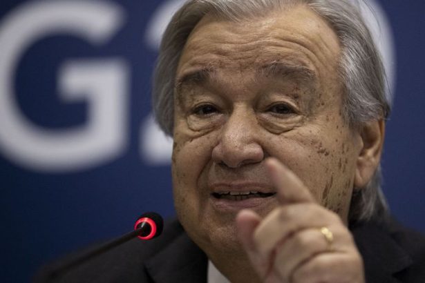 Chaos nasilie klimaticky kolaps Sef OSN vyzval lidrov