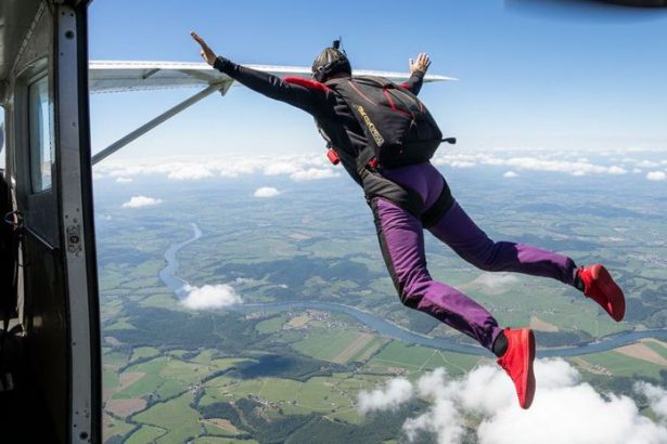 Drama na oblohe Parasutistovi sa zamotal padak do lietadla