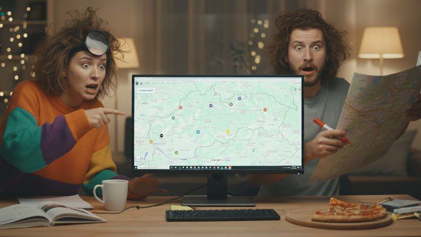 KVIZ Poloslepa mapa Slovenska spoznate atrakcie