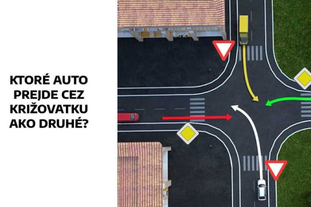Pravidlo odbocovania vlavo rozhodlo Kto pojde druhy