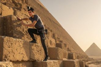 Toto video nikto nemal vidiet uz ma miliony zhliadnuti Drzy mladik sa natacal ako lezie na Velku pyramidu Egypt mu zaznam zmazal Pozrite si ho