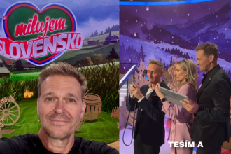 Unikli prve zabery z natacania Milujem Slovensko