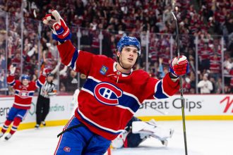 V spravny cas na spravnom mieste Slafkovsky vyrovnal Hossu a Gaborika