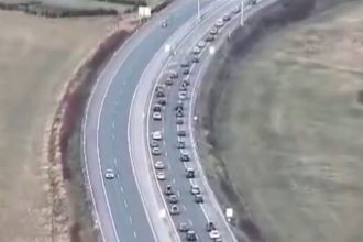 VIDEO Dopravny uzol Tunel Visnove vyprazdnil cestu pod Strecnom ale zablokoval vyjazd z dialnice