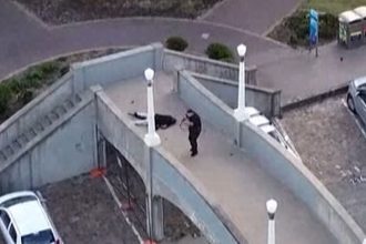 VIDEO Masaker v Sydney z dronu Strelec na moste