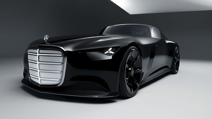 Mercedes vyvija solarnu farbu predlzi dojazd elektromobilov Ma ju Vision Iconic