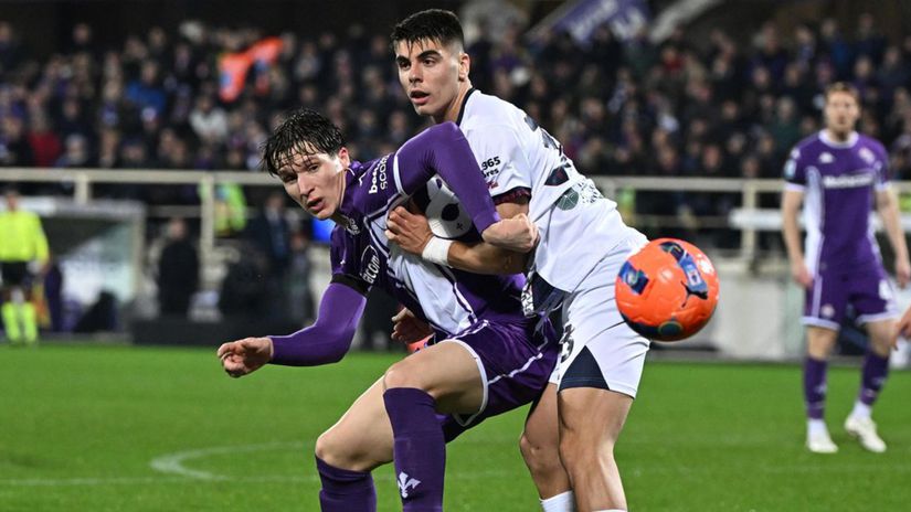 Vitazstvo pre reprezentacneho obrancu Cagliari s Obertom uspelo na pode Fiorentiny