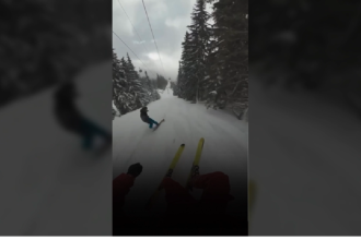 Nehody na svahoch pribudaju rychlejsie nez si myslime toto varovne video to presne zachytava