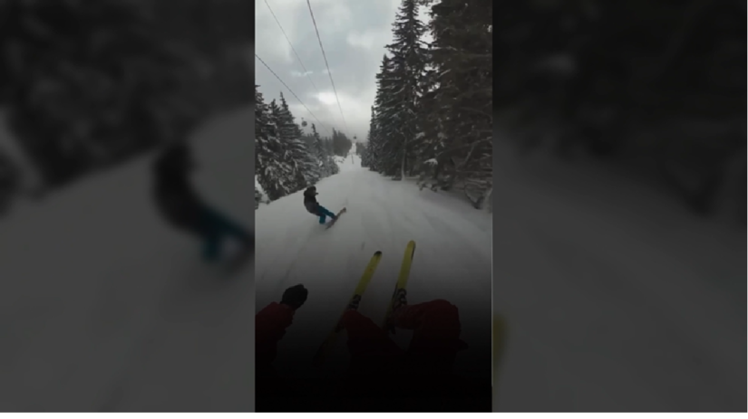 Nehody na svahoch pribudaju rychlejsie nez si myslime toto varovne video to presne zachytava