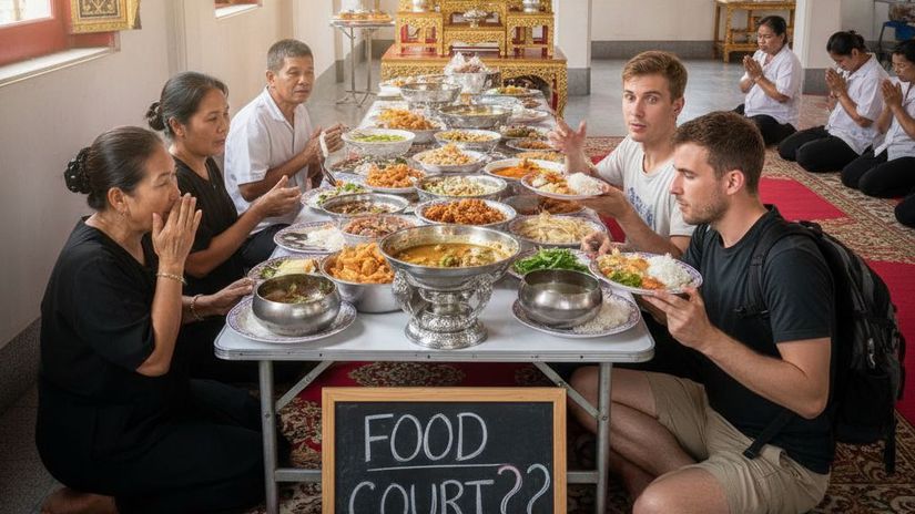 Vonia jedla slzy a europska nenazranost turisti si pomylili pohrebny kar s bufetom dvakrat