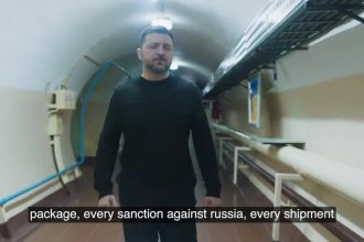 Zelenskyj prvykrat predstavil svoj bunker v Kyjeve