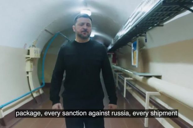 Zelenskyj prvykrat predstavil svoj bunker v Kyjeve