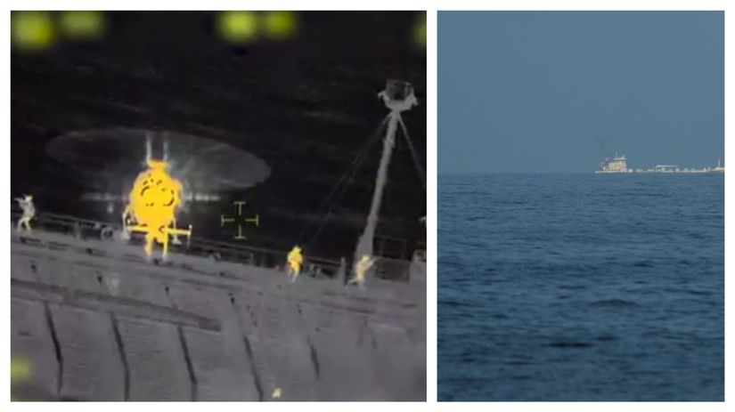 Nie kazdy je u nas vitany Svedi sa dostali na palubu obrieho ruskeho tankera premier zverejnil video z tvrdeho zasahu