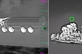 VIDEO Ukrajinska rozviedka zasiahla uder ktory prekazil plany Rusom Znicila kolonu s raketami Zirkon