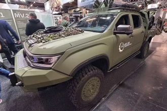 VW tajne vyvija vojenske automobily prezentoval ich bez loga na veltrhu