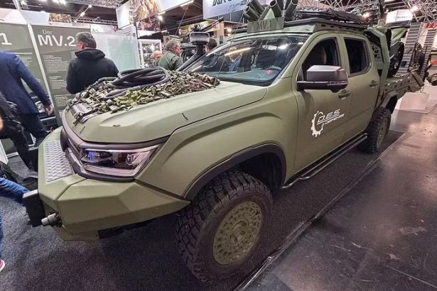 VW tajne vyvija vojenske automobily prezentoval ich bez loga na veltrhu