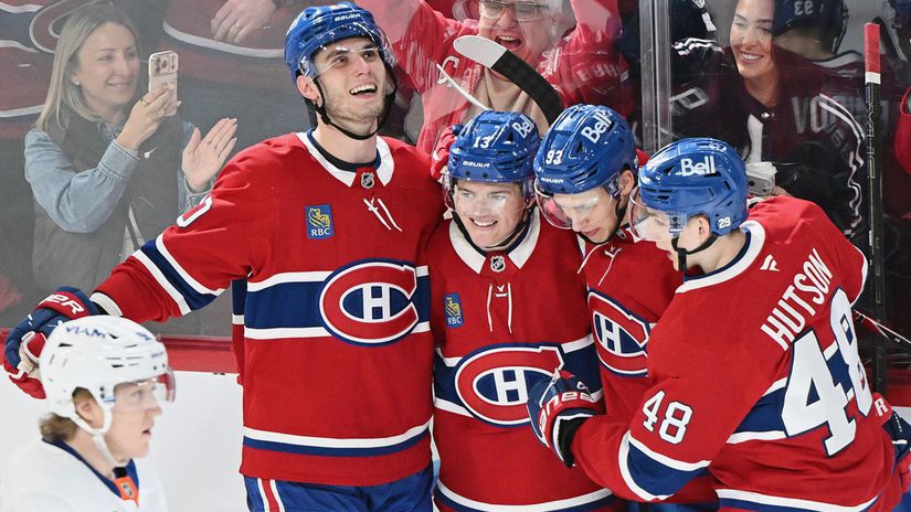 Vynimocny Slafkovsky Prvy stvorbodovy zapas v kariere a hviezda duelu Snazim sa nas nastartovat dnes to vyslo