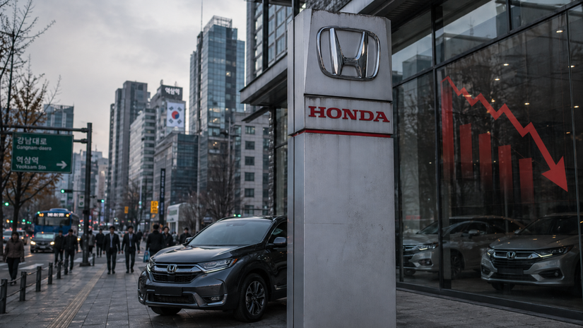 Honda odchadza z Juznej Korey Za dva mesiace tam predala len 107 vozidiel