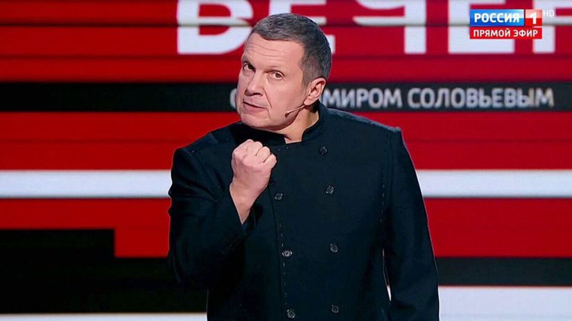 Musi horiet Putinov propagandista ziada udery na Europu z Petrohradu