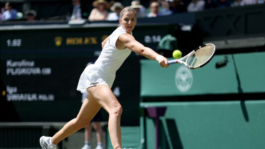 Cesk Plskov s debaklom Proti favoritke Swiatekovej zskala len tyri gemy Tenis portweb