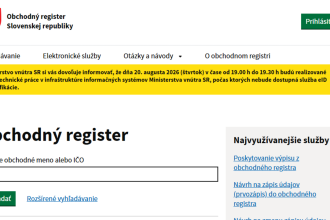 Novy obchodny register mal pomoc podnikatelom zatial odhalil iba ich osobne udaje Odbornici vysvetluju co sa zmeni