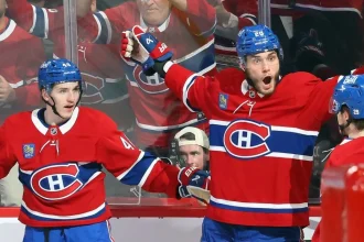 Slafkovský žiaril, vyhlásili ho za prvú hviezdu zápasu. Doviedol Montreal k triumfu
