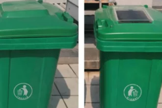 Čínski vedci vyvinuli zariadenie, ktoré svetlom odstraňuje zápach z košov na odpad