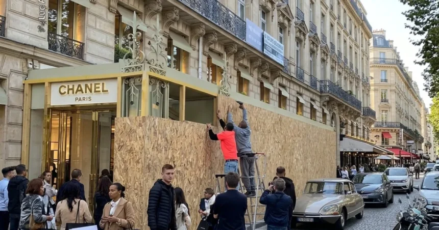Európske nákupné ulice sa menia na pevnosti, obchody zakrýva debnenie