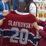 Slafkovský odovzdal von der Leyenovej netradičný dar